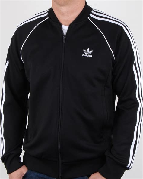 adidas originals black track top|adidas originals full tracksuit.